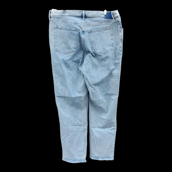 Abercrombie & Fitch Men's The 90s Straight Ultra Hi Rise Jeans Light Blue 35/18L - Picture 3 of 10